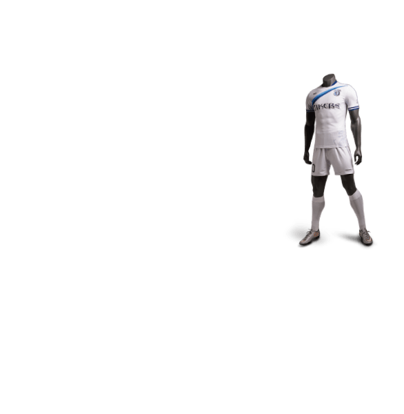 神兽系列白虎白色款足球比赛服